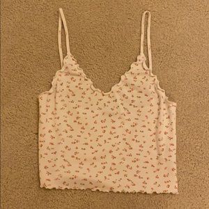 Brandy Melville ruffle tank